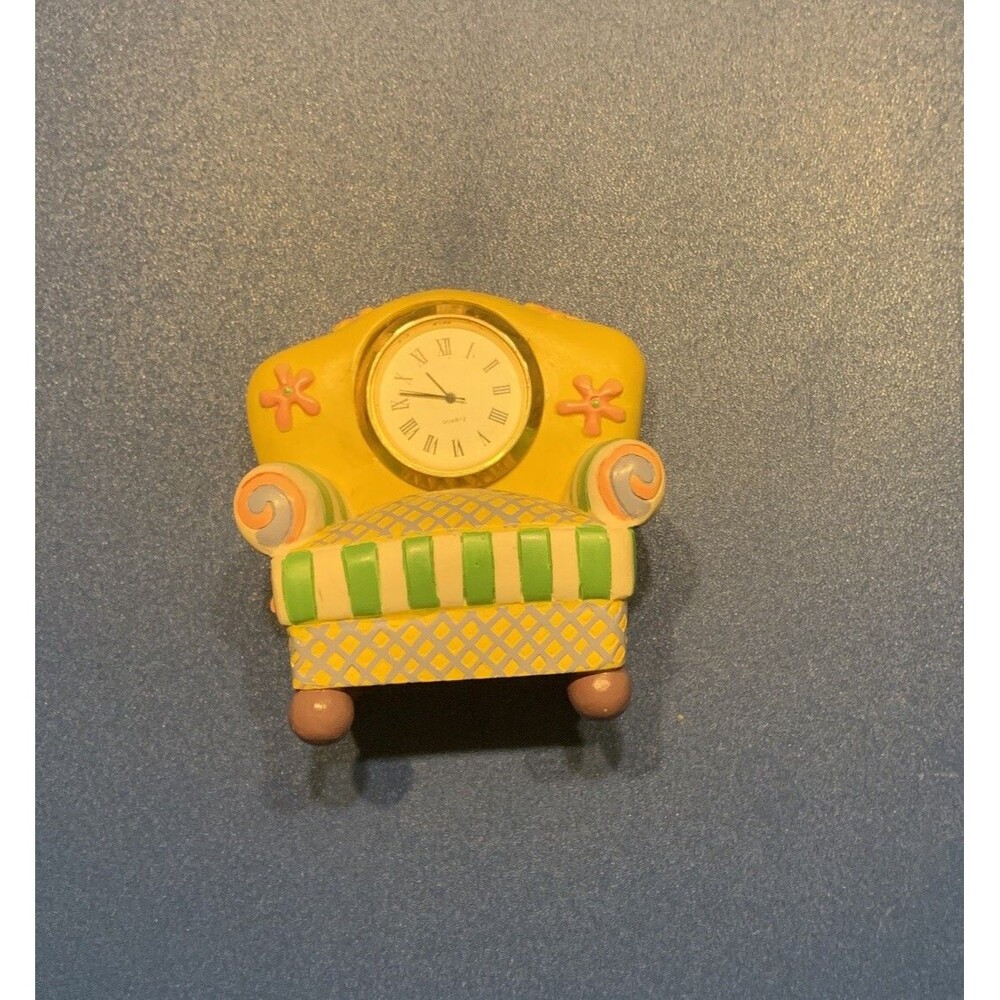 twos company Small Sofa Table Clock